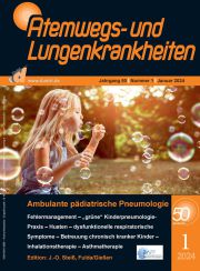 Cover der Zeitschrift "Atemwegs- und Lungenkrankheiten"